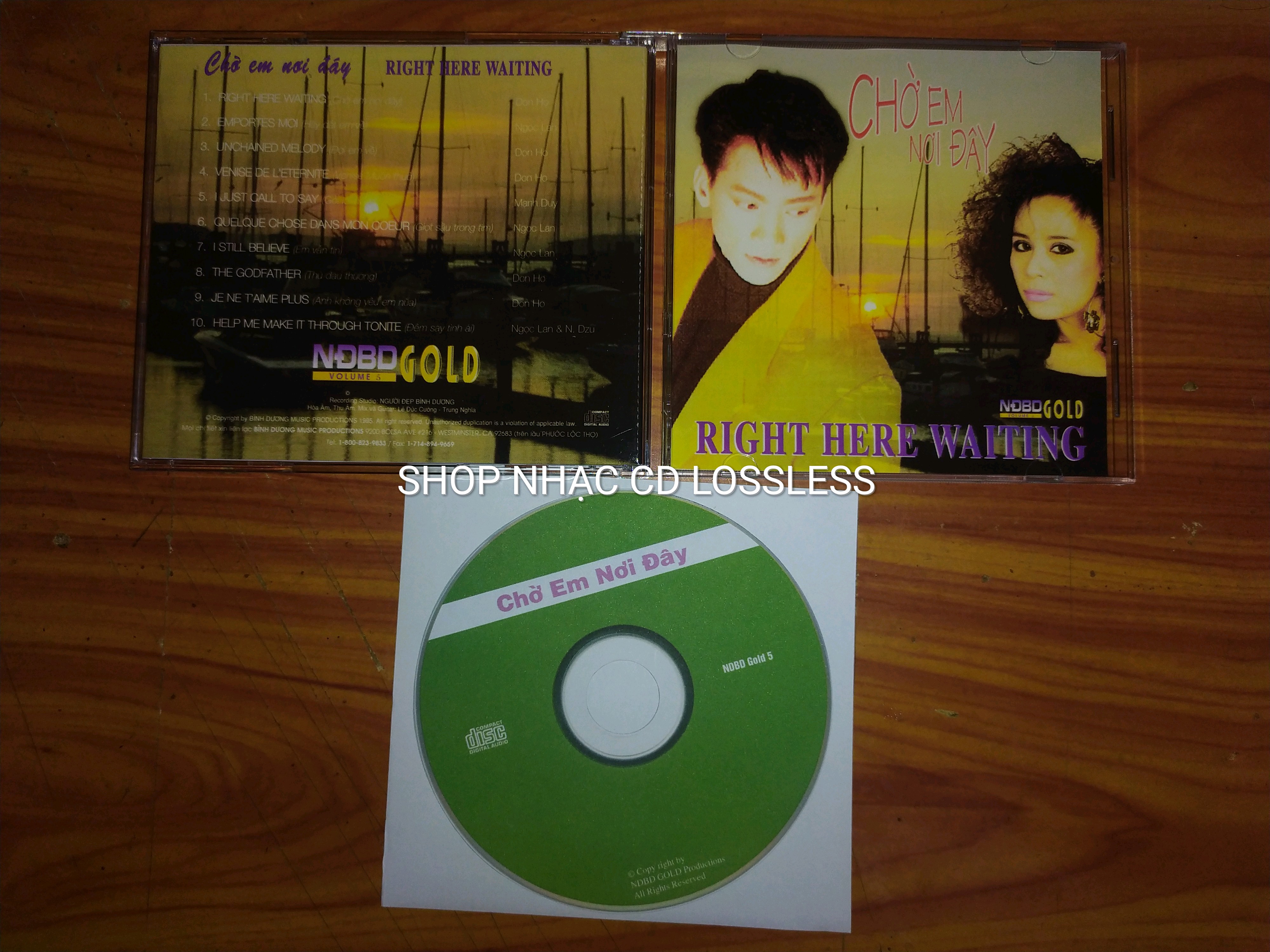 Đĩa CD nhạc vàng hải ngoại