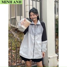 Áo Khoác Dù Nam Nữ 2 Lớp Cổ Trụ Form Rộng Cổ Đứng In Chữ CALEM CLUB Kèm Khóa Kéo Cực Xinh