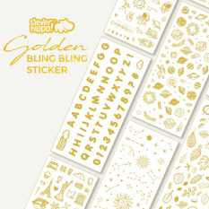 [VOUCHER GIẢM THÊM 10%]Bộ Golden Sticker CLEVERHIPPO Lấp Lánh STICKER01/GOLDEN