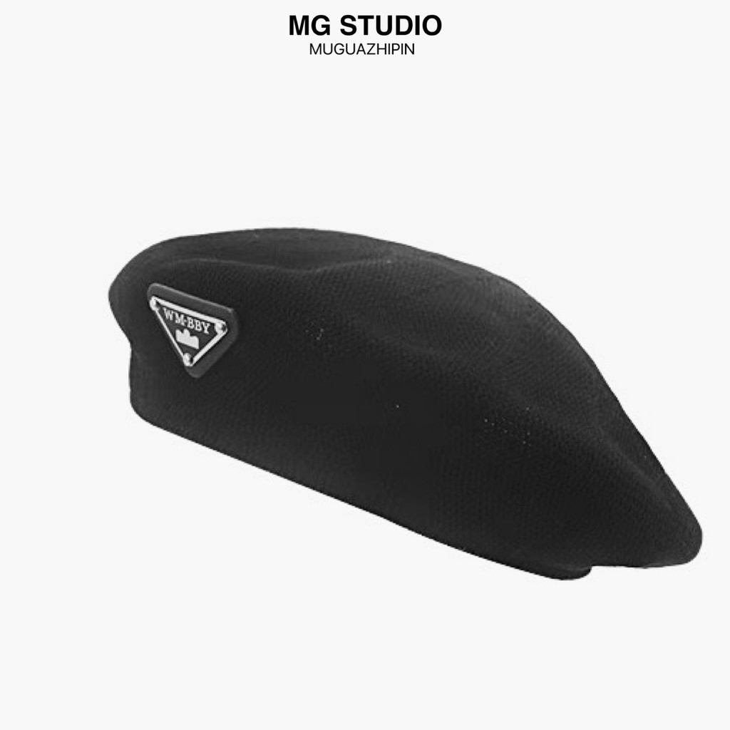 ❏▪ Mũ beret MG STUDIO “WMBABY” chất liệu sợi cotton