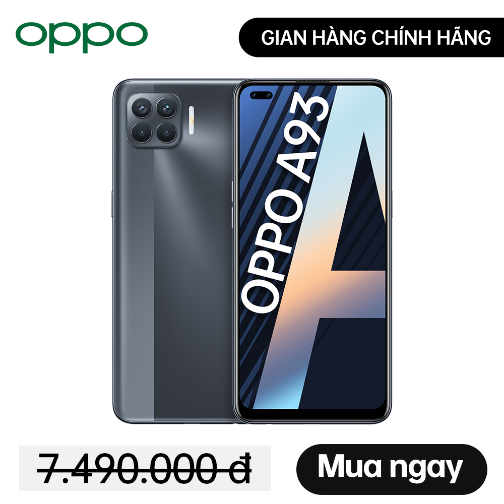 Điện thoại OPPO A93 (8GB/128GB) - Hàng chính hãng