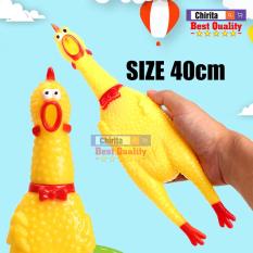 Gà La Hét SIZE 40cm – Gà Đồ Chơi Cao Su – Gà Huấn Luyện Chó ( Shop Có 3 Size : 17cm,32cm,40cm)