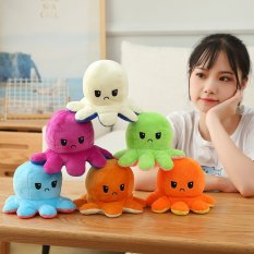 Gấu Bông Bạch Tuộc Cảm Xúc 2 Mặt Dễ Thương Bachhoaxanh888