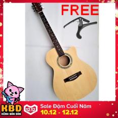 Guitar Acoustic KBD 9A29+ Tặng Capo guitar acoustic CP02