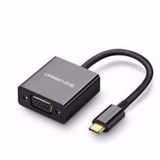 Cáp chuyển tín hiệu USB-C ra VGA 1080P-15Cm UGREEN 50250 (màu đen)