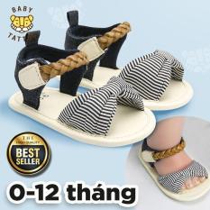 BABY TATTOO Dép sandal tập đi ĐẾ MỀM CHỐNG TRƯỢT cho bé gái 0-1 tuổi