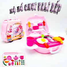Bộ Đồ Trang Điểm Vali Kéo Cho Bé