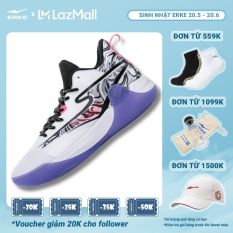 Giày thể thao nam Erke giày bóng rổ êm ái, thoáng mát, phong cách Hàn Quốc 11123204092