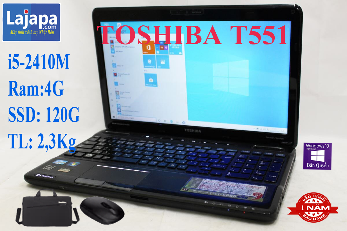 【TOSHIBA】Satellite P750 (dynabook T551)i5-2450M, hoặc i7-2630QM LAJAPA Máy tính xách tay Nhật Laptop Nhật Bản Siêu bền nhẹ phù hợp...