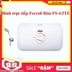 Máy nước nóng trực tiếp không bơm chống giật Ferroli Rita FS-4.5TE (4500w ) trắng – Chất Lượng Cao