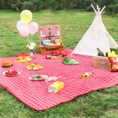 Thảm trải du lịch, dã ngoại picnic đi phượt, thảm trải sàn ngủ văn phòng gấp gọn đa năng không thấm nước, kích thước 150cm x 200cm, 200cm x 200cm chọn màu tùy thích