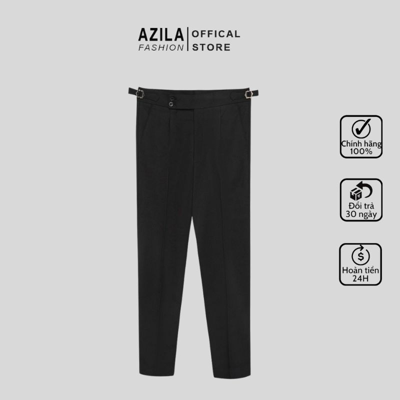 Quần âu cạp cao nam Sidetab chất liệu co giãn cao cấp thương hiệu AZILA - QA18