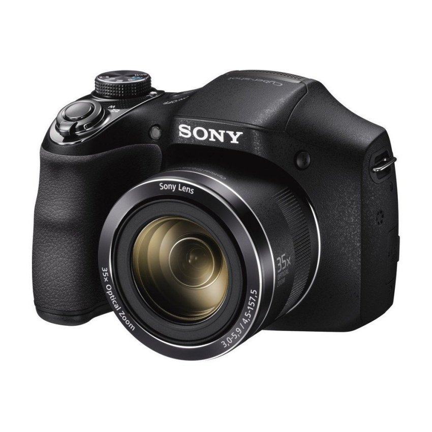 Máy ảnh KTS Sony Cyber-Shot DSC-H300 20.1MP và Zoom quang 35x (Đen)