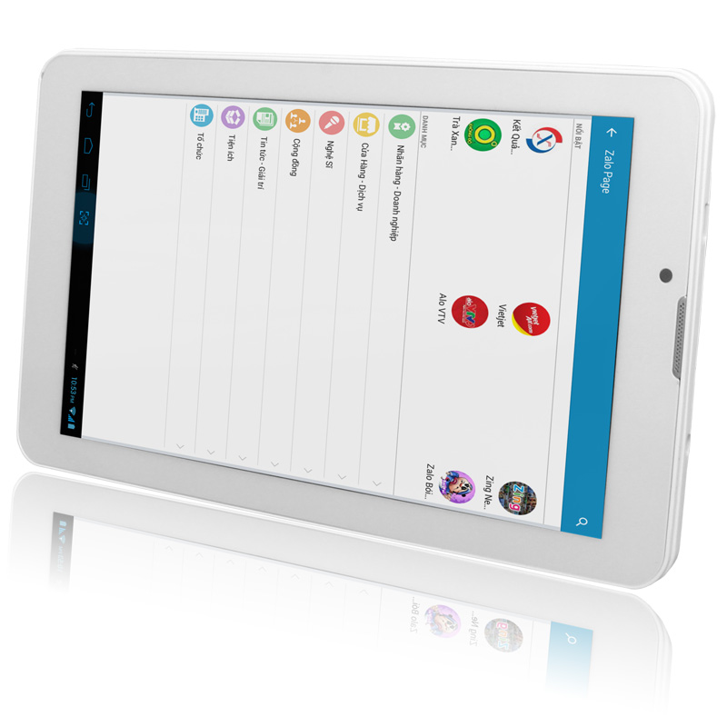 Máy tính bảng cutePad M7022 4-core 8GB 3G (Trắng) - Hãng Phân phối chính thức