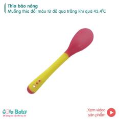 Bát ăn dặm chống đổ kèm thìa báo nóng