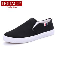 Giày mọi nam đế bằng DODACO LVS0007 Giày lười đẹp giá rẻ mẫu mới hot trends 2019 màu đen xám đỏ vàng giầy giay moi de bang giay luoi dep gia re mau moi mau den xam do vang