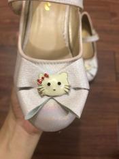 Giày cao gót 3cm cho bé gái Kitty 90704 – Màu hồng phấn