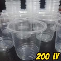 200 ly nhựa nhỏ dùng làm rau câu, sampling (không nắp)