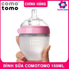 Bình Sữa Comotomo 150ml – Bình Sữa Siêu Mềm Cho Trẻ Sơ Sinh, Núm Ty 1 Tia, Chất Liệu Silicone, Xuất Xứ Hàn Quốc – BETITI