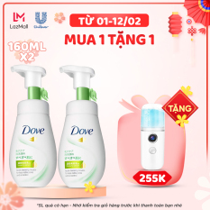 Combo 2 Sữa Rửa Mặt Dạng Bọt Dove Tinh Chất – Serum Cho Da Nhạy Cảm (160ml x 2)