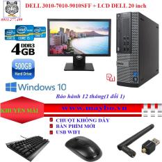 Máy DELL Optiplex 3010-7010-9010(i7-3770/4G/500G) + MÀN HÌNH LCD DELL 20 INCH-BẢO HÀNH 12 Tháng 1 đổi 1