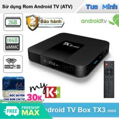 Android Tivi Box TX3 Mini 2021 RAM 2GB, bộ nhớ trong 16GB, Bluetooth, Android 9 – Bảo hành 2 năm