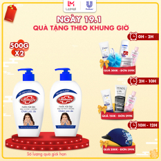 Combo X2 Nước Rửa Tay Sạch Khuẩn Lifebuoy Chăm Sóc Da 500g