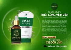 Combo Triệt Lông Vĩnh Viễn D’rose, tẩy lông, dưỡng trắng, cấp ẩm. tam trang