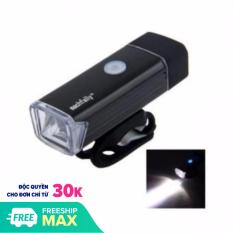 Đèn pha Xe đạp siêu sáng Machfally Sikanshop + 1 Sạc USB – SK29 ( Màu Đen )