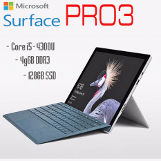 Máy tính bảng 2 tronng 1 Surface Pro 3 Core i5-4300U, 4gb Ram, 128gb SSD, 12inch Full HD cảm ứng kèm bàn phím