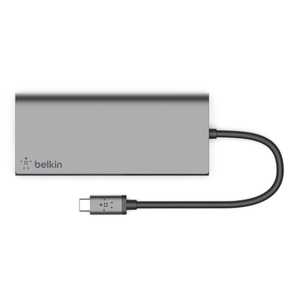 Hub chuyển đổi USB Type C 3.1 Multimedia 6in1 Belkin - Hàng chính hãng