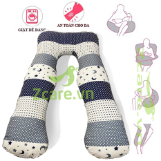 Gối Ôm Chữ U Cao Cấp Cho Bà Bầu Ngủ Ngon Gúp Lưu Thông Máu