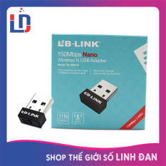 USB thu wifi LB-LINK BL-WN151 Nano không râu (Đen)