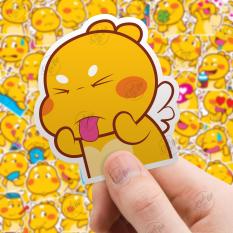 50 mẫu sticker hình dán chủ đề gấu bông Rồng Lai Ong chống nước dán điện thoại, laptop, xe đạp, nón bảo hiểm,…