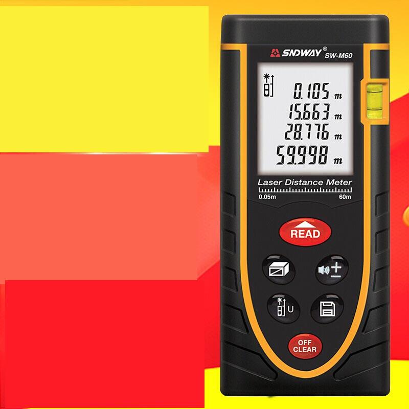 Thước Đo Khoảng Cách Bằng Laser Từ Xa 60m Sử Dụng Được Trong Mọi Môi Trường