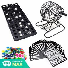 Lồng quay loto bingo bằng sắt cao cấp