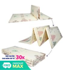 THẢM XỐP XPE SILICON 2 MẶT CHỐNG THẤM NƯỚC CAO CẤP, DỄ DÀNG GẤP GỌN, KÍCH THƯỚC 180X200 CM