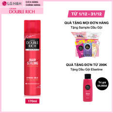 Gel giữ nếp tóc Double Rich dạng xịt, giữ tóc cố định tự nhiên