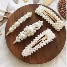 Set 4 Kẹp Tóc Đính Giả Ngọc Hàn Quốc