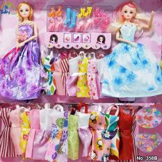 Đồ chơi trẻ em an toàn chính hãng 100% Đồ chơi búp bê thay đồ cho bé hộp lớn 358B