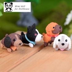 Bộ 02 chú chó lông xù minidoll