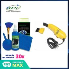 Combo Bộ Vệ Sinh 4 Món + Tặng Kèm Hút Bụi Mini Cho Bàn Phím