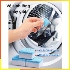[HCM] 12 Viên tẩy máy giặt tẩy lồng máy giặt khử mùi diệt Vi khuẩn và cặn dơ – sử dụng dễ dàng quần áo luôn sạch và thơm tho