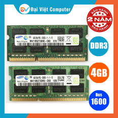 Ram laptop DDR3 4GB Bus 1600 ( nhiều hãng) Samsung / Hynix/ micron/ crucial… PC3-12800S – LTR3 4GB