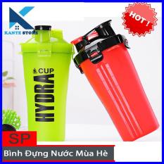 Bình lắc thể thao 2 ngăn chứa Hydra – Bình nước cho người tập Gym KanteStore