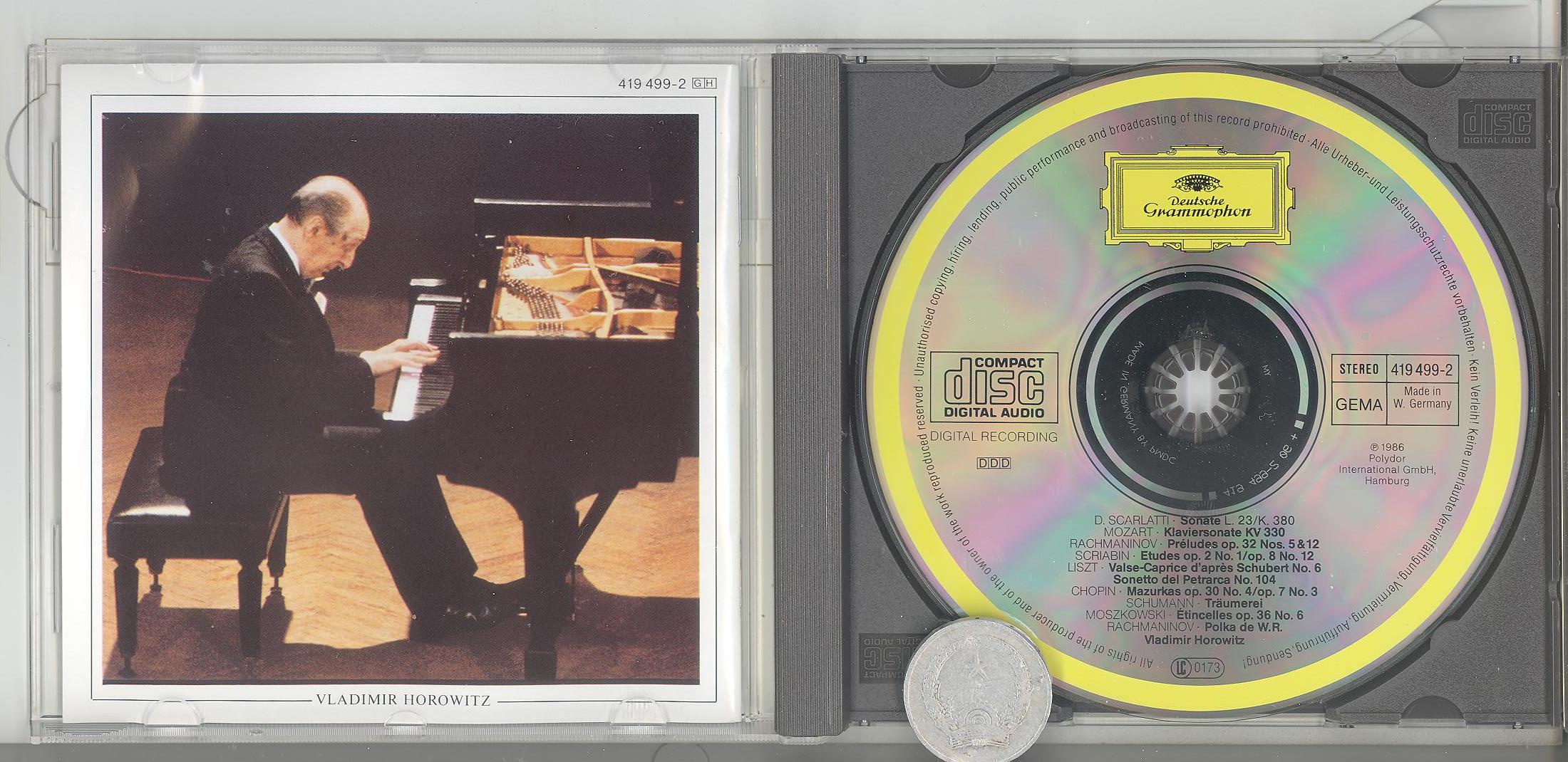 stereomate - Đĩa nhạc - CD gốc: Horowitz - In Moscow
