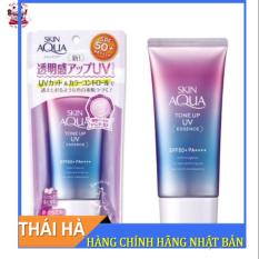 Kem Chống Nắng Skin Aqua Tone Up UV Essence SPF 50+ PA++++ 80G Màu Tím