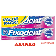 1 Tuýp Keo Dán Hàm Răng Giả Fixodent 68g – USA