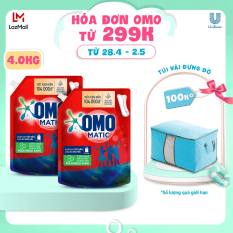 Combo 2 Túi Nước giặt OMO Matic Cửa Trên 4.0kg