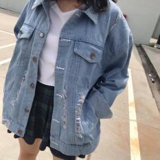 (Có Size Đại Đến 80KG) Áo Khoác Jean NỮ ĐÔNG PHƯƠNG FASHION ĐP17.1 Nữ + ÁO THUN TRƠN (Mua riêng)